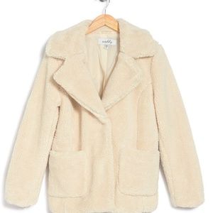 Sebby Teddy Faux Shearling Jacket NWT